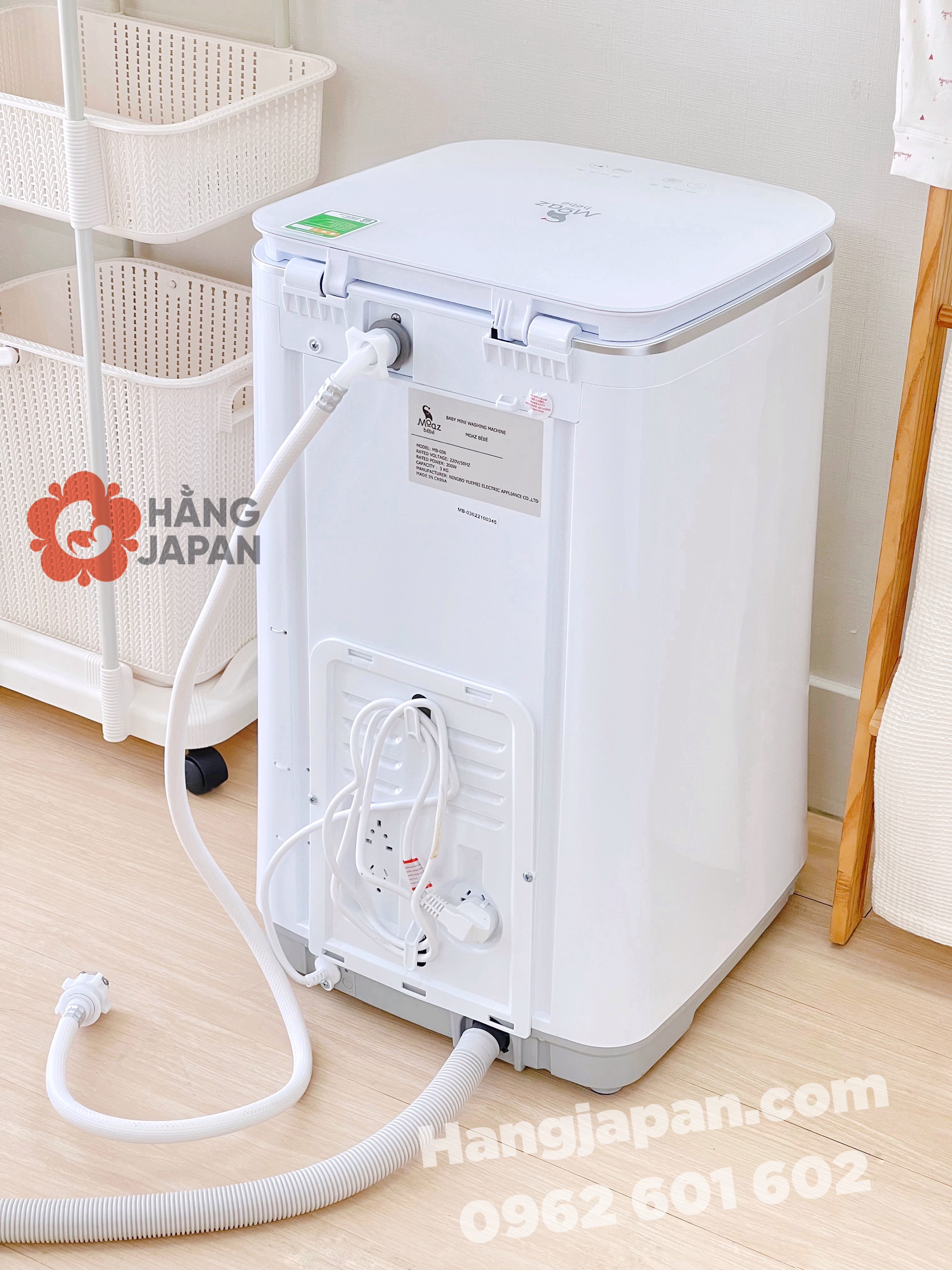 Máy Giặt Mini  Moaz Bébé Mb068 - Bảo Hành 12 tháng