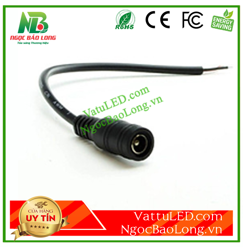 Đầu DC adapter jack đực jack cái