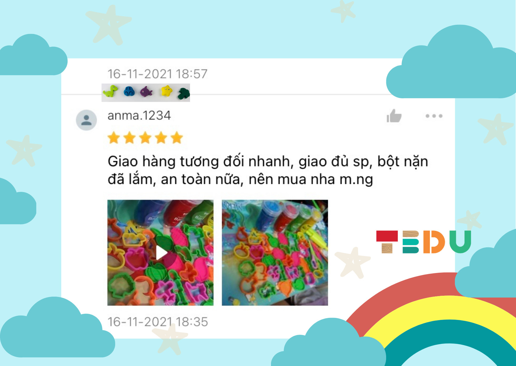 Đất Nặn Bột Nặn An Toàn Quà tặng Set 199-10
