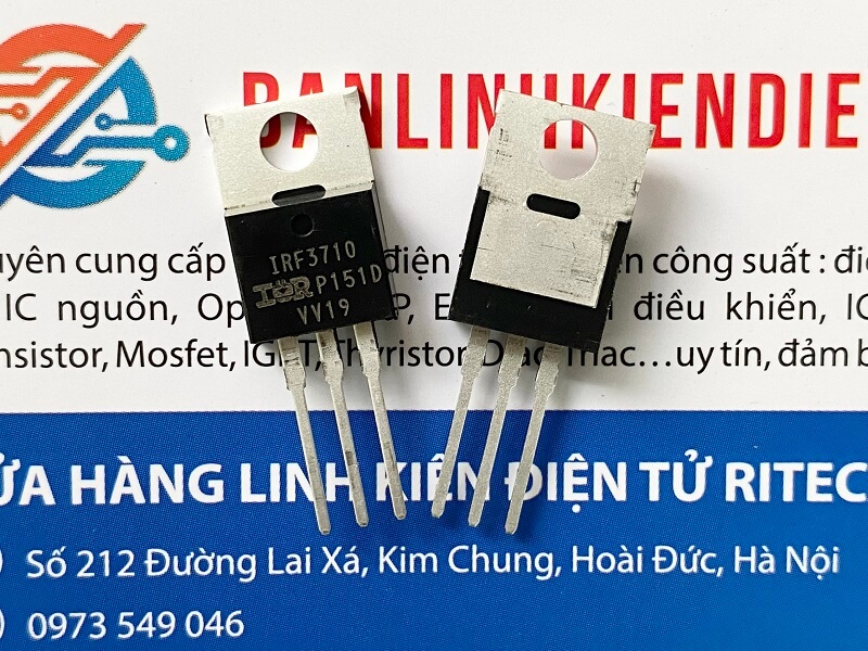 Irf3710 mosfet kênh-n 57a/100v to-220