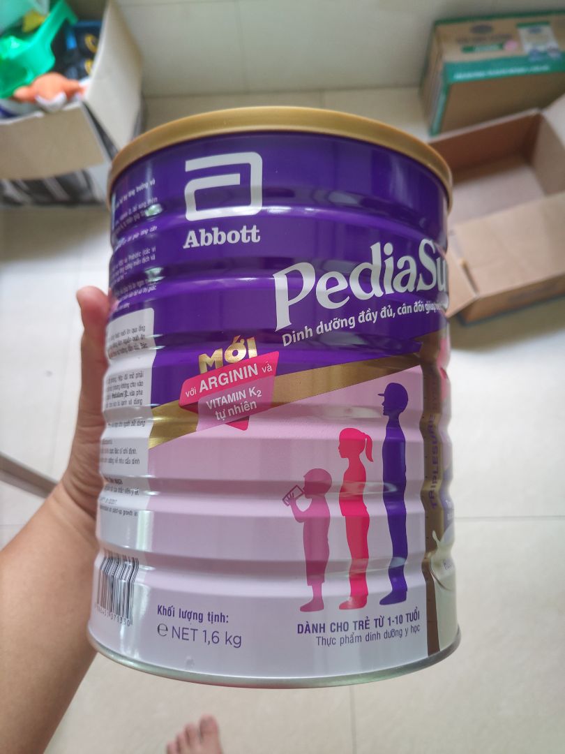 Sữa bột Pediasure B/A 1.6kg móp nhẹ