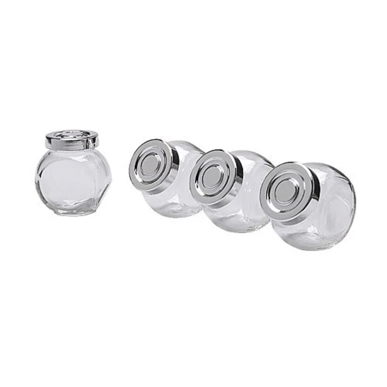 Set 4 Lọ Thủy Tinh Đựng Gia Vị RAJTAN IKEA