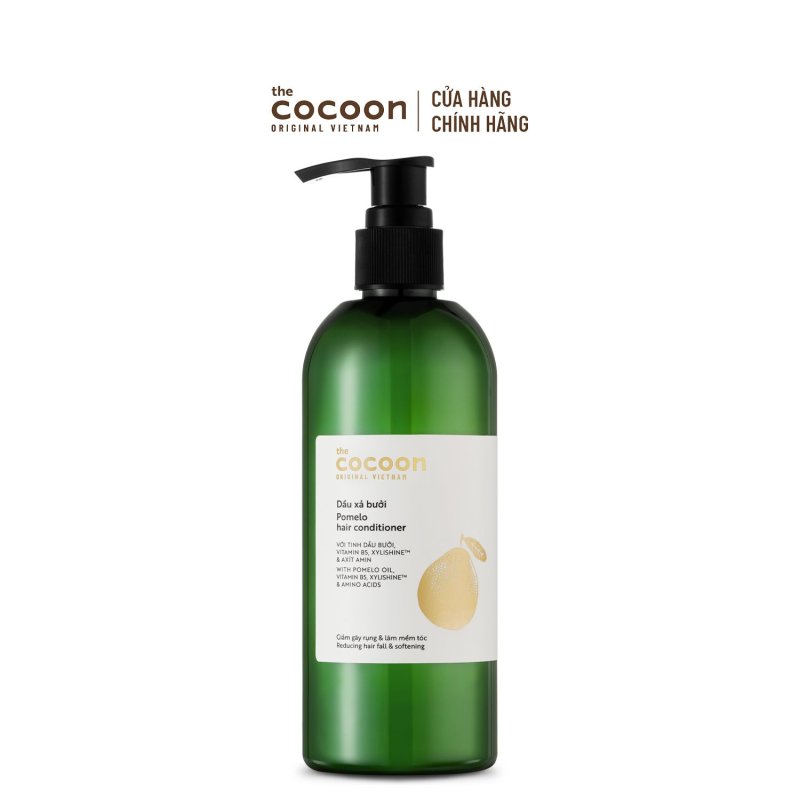 Dầu xả bưởi Cocoon giúp cung cấp dưỡng chất và bổ sung độ ẩm cho tóc 310ml nhập khẩu