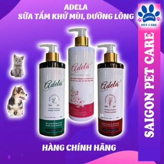 CHÍNH HÃNG Sữa tắm dưỡng lông Adela dành cho chó mèo 500ml thumbnail