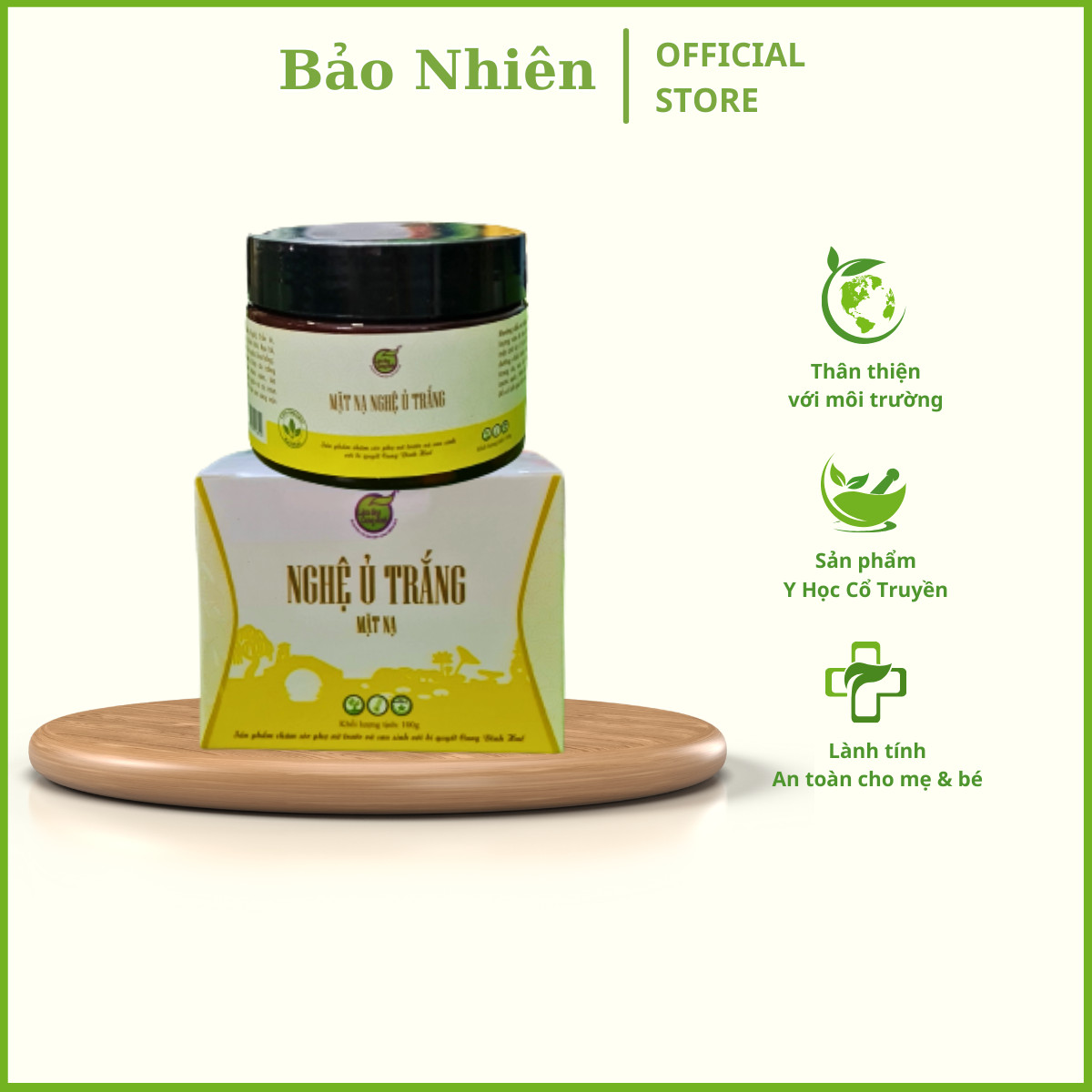 Mặt Nạ Nghệ Ủ Trắng Cung Đình