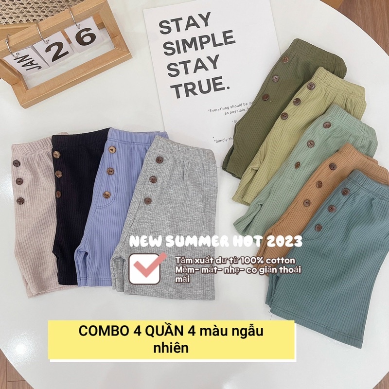 SET 4 QUẦN ĐÙI TĂM 3 CÚC CHO BÉ