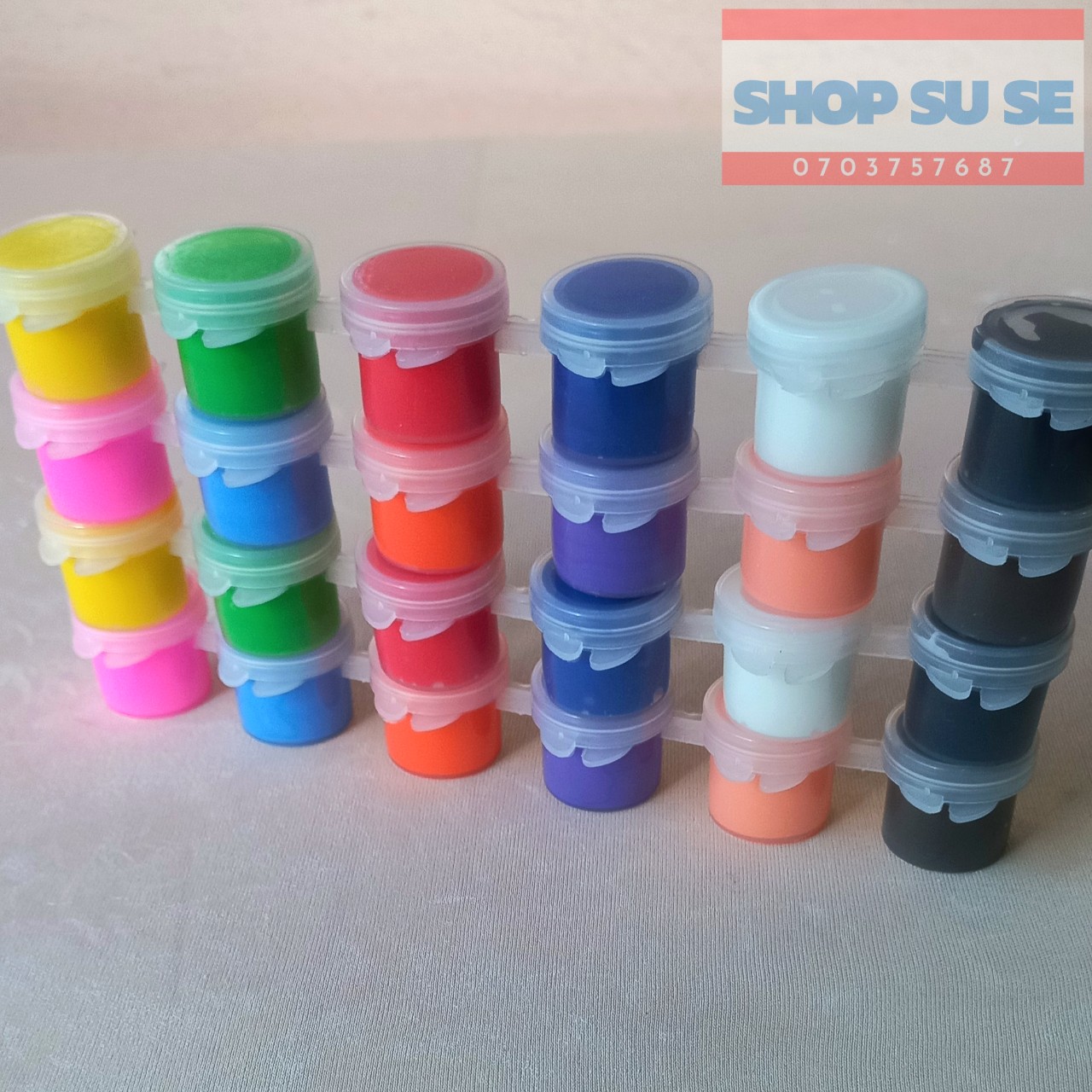 Màu nước tô tượng hũ 2ml và hũ 5 ml.