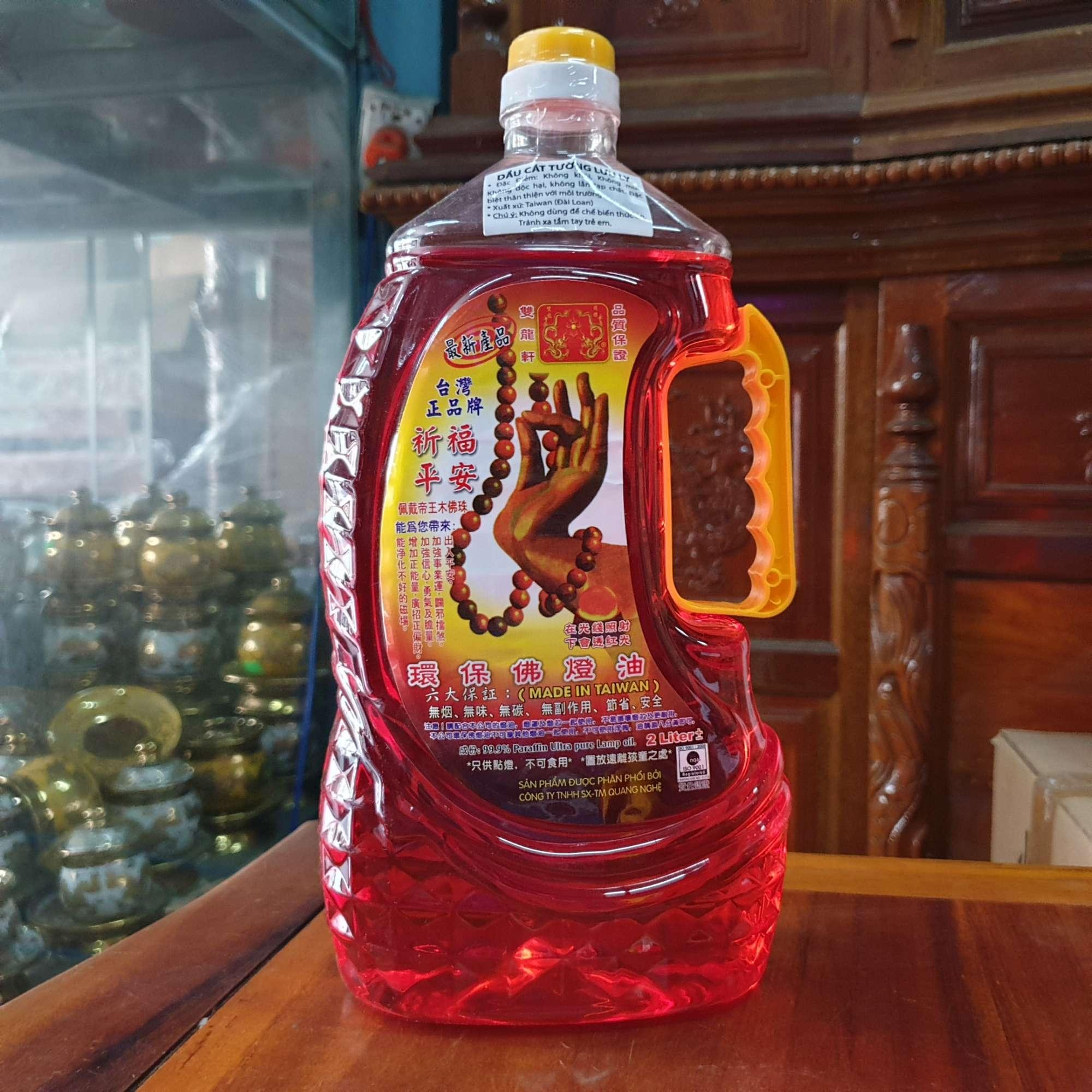Chai dầu lưu ly cát tường 2Lit