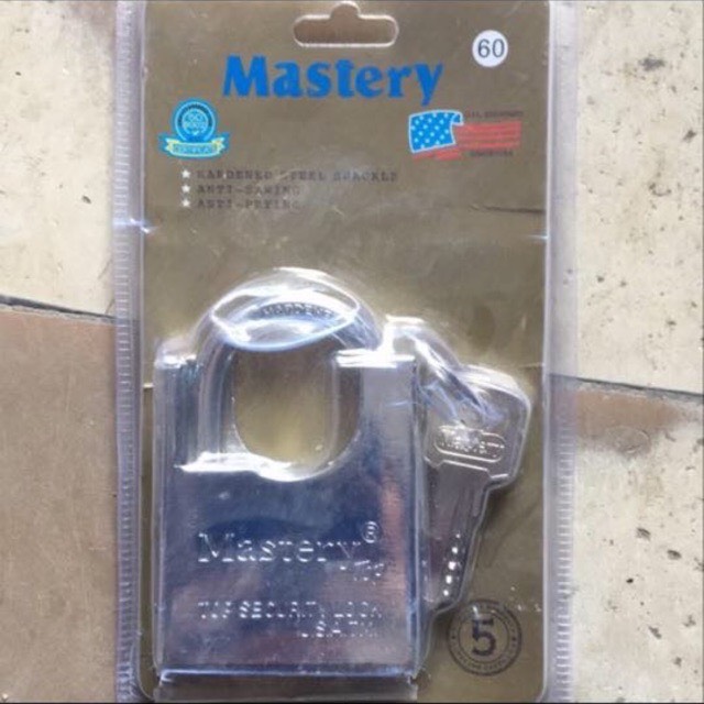 Khoá chống cắt mastery bấm được 60mm-50mm