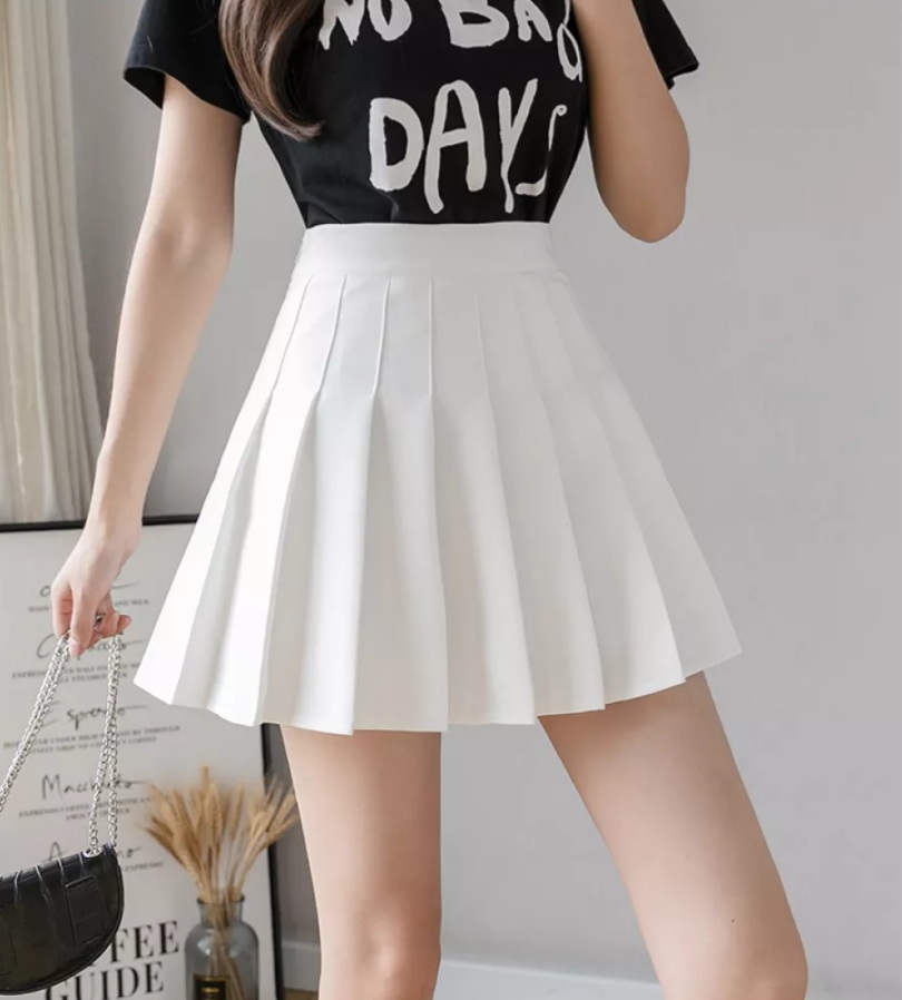 Chân Váy TENNIS Trơn Xếp Ly Bản Nhỏ Xinh Đẹp Có Quần Trong, Vải Mềm Nhẹ (Full 6 màu).