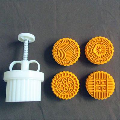 Khuôn Trung Thu lò xo 150g 4 mặt