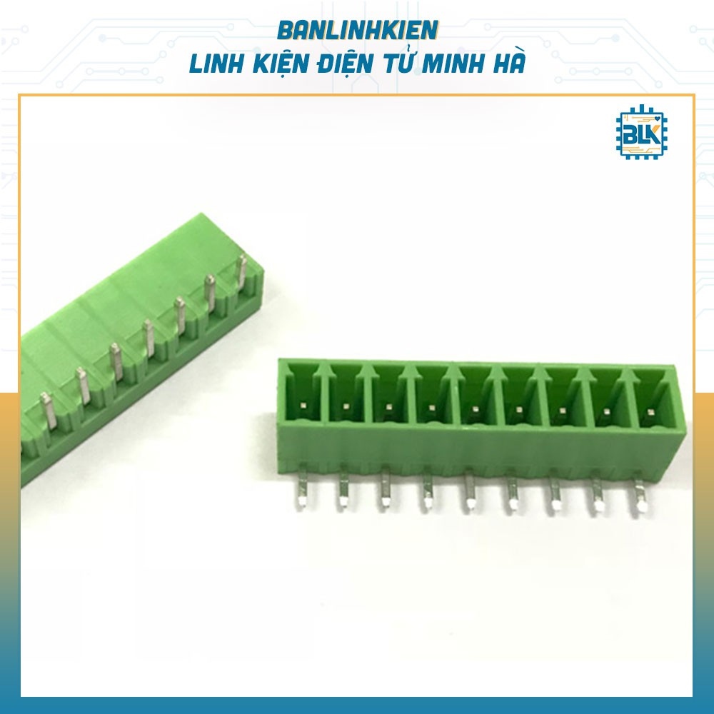 ❧ Đầu Nối Cầu Đấu Doo 15E3.81 Cong 9 Chân
