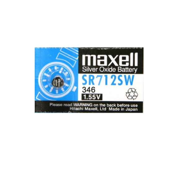 Pin  SR712SW / 346 Maxell 1.55V Lithium- vỉ 5 viên