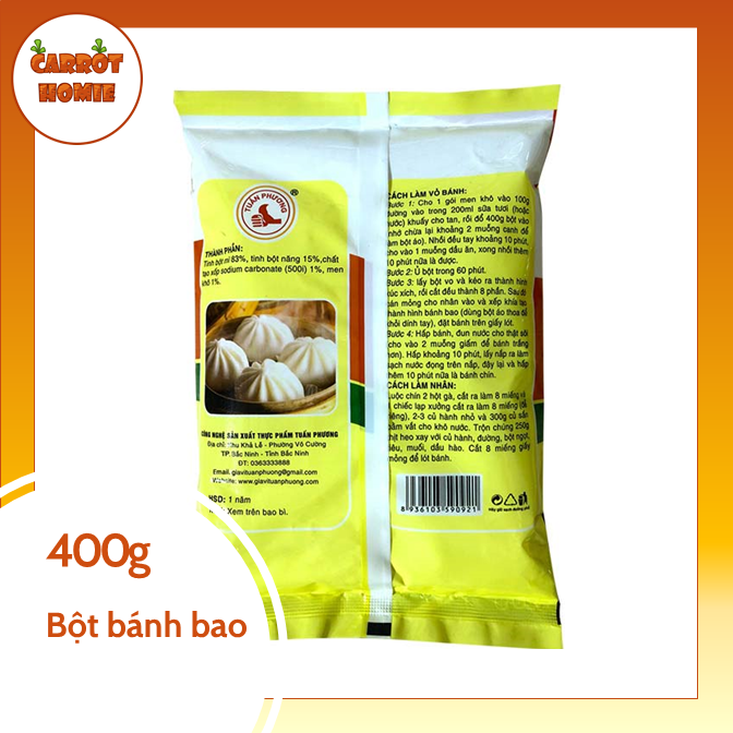 Bột bánh bao trộn sẵn Thành Phát 400g