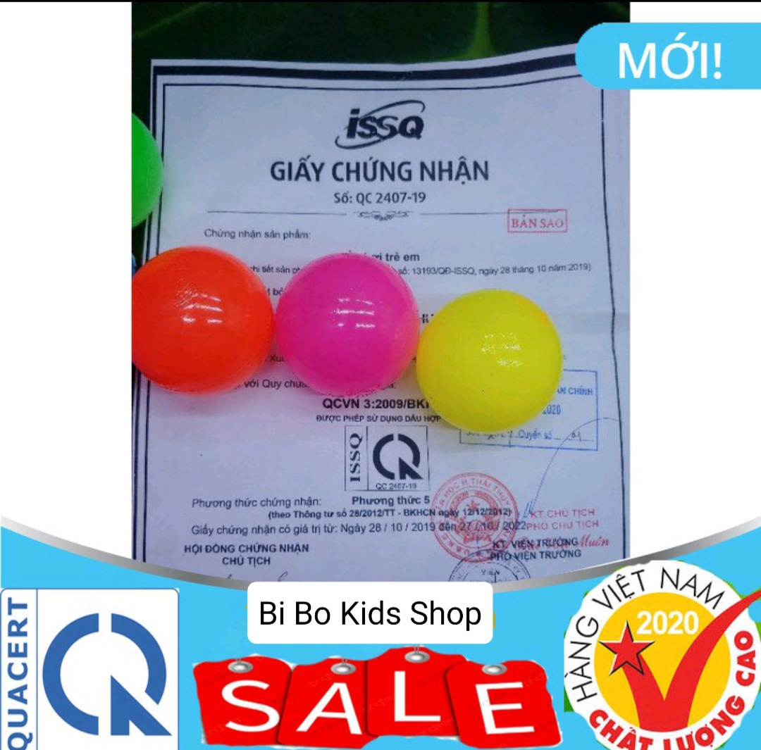 Bóng nhựa combo 400 bóng size 5.5cm - shop mẹ bi