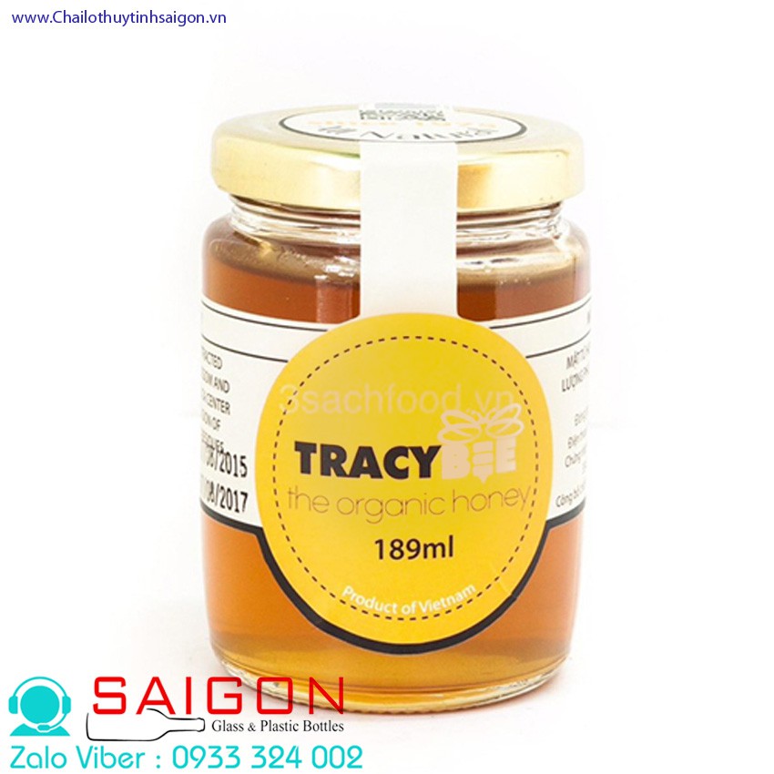 [HCM]Hũ Thủy Tinh 189ml Nắp Thiết  Thủy Tinh Cao Cấp
