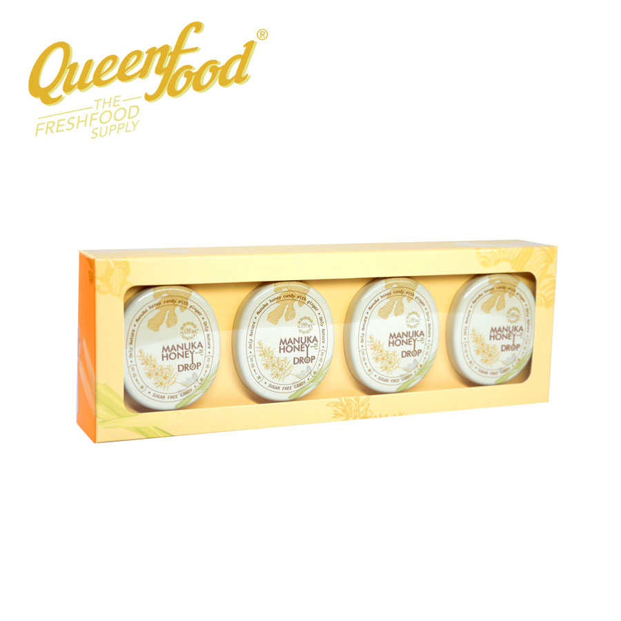 Kẹo Gừng Mật Ong Manuka OnLy Nature Block ( 8 hộp / 80 viên)