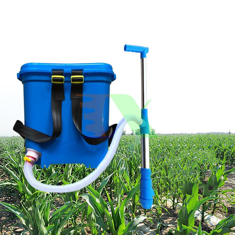 Máy bón phân dạng gậy TMP-04, Dụng cụ bón phân đeo vai lưng, Thùng bón phân