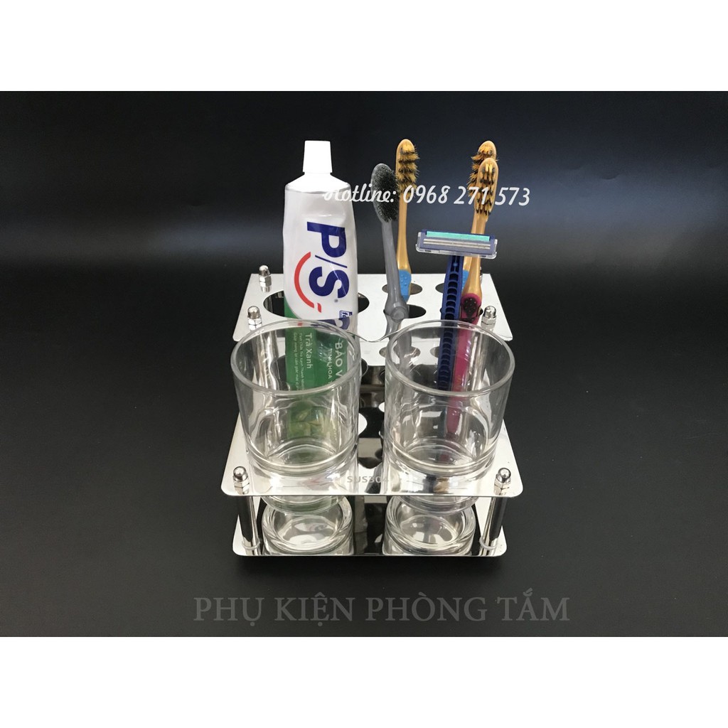 Kệ để bàn chải đánh răng inox 304