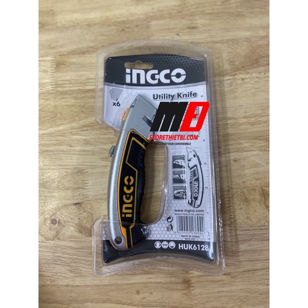 HUK6128 Dao rọc giấy đa năng cao cấp ingco