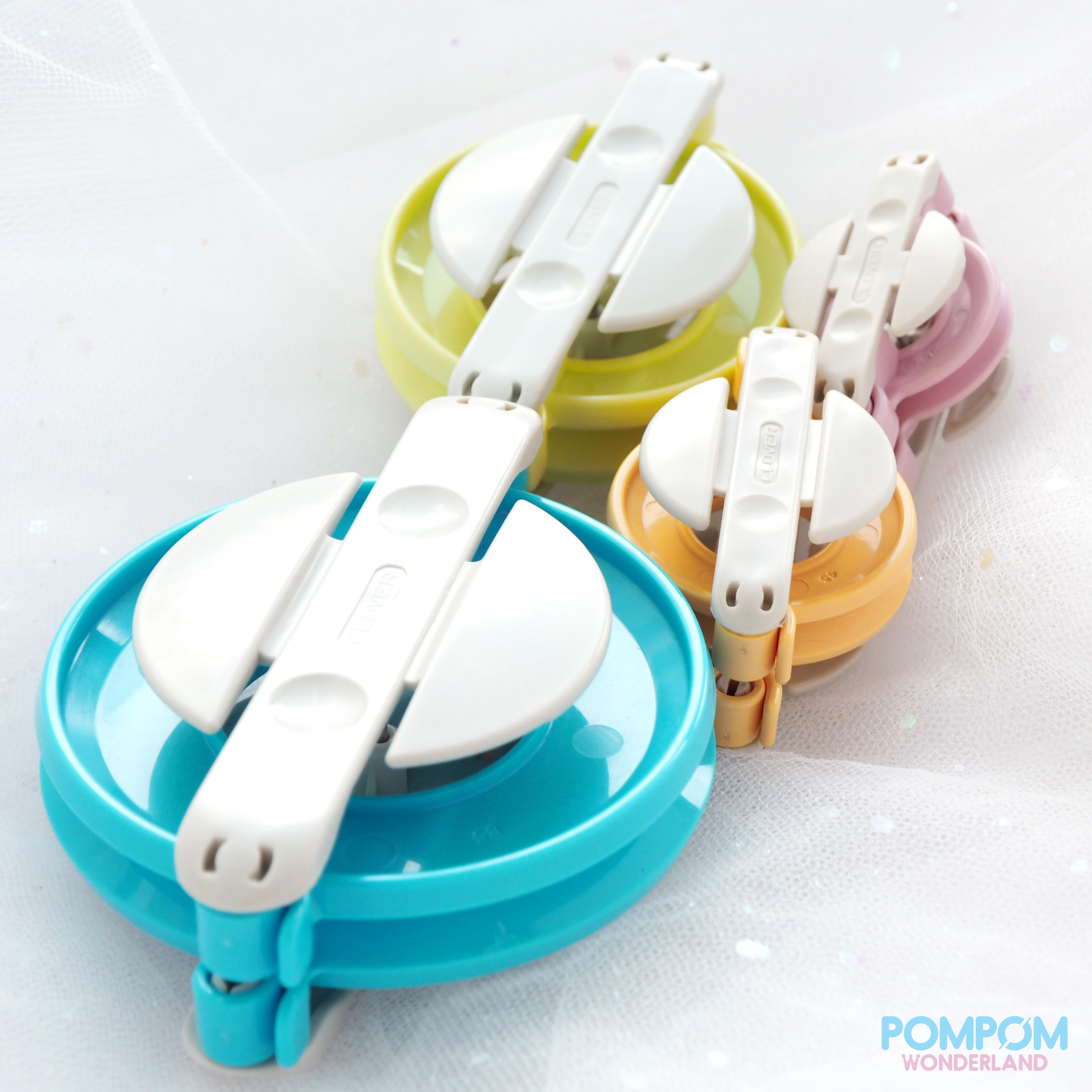 Dụng cụ làm pompom Clover lẻ các size (hàng nội địa Nhật)