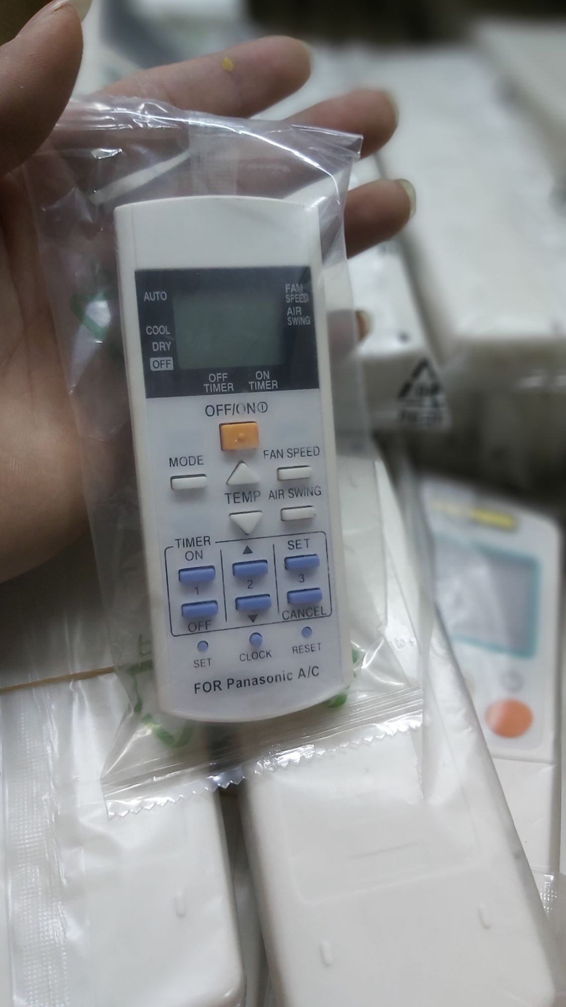 khiển điều hòa panasonic không ion 1 chiều