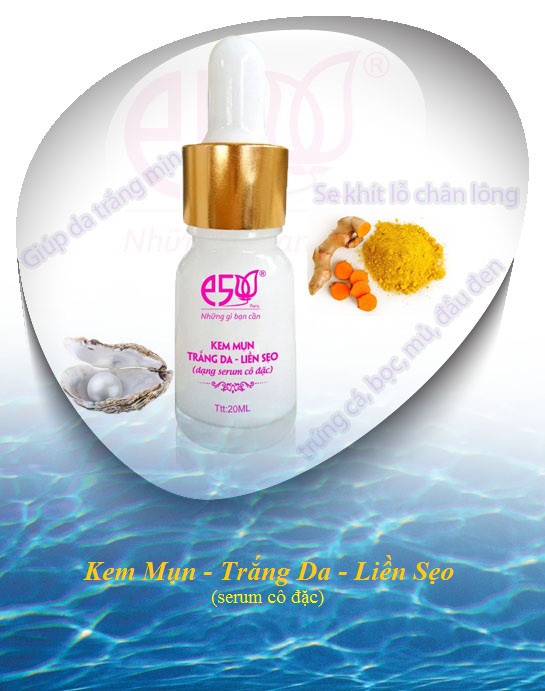 Serum Mụn Trắng Da Liền Sẹo