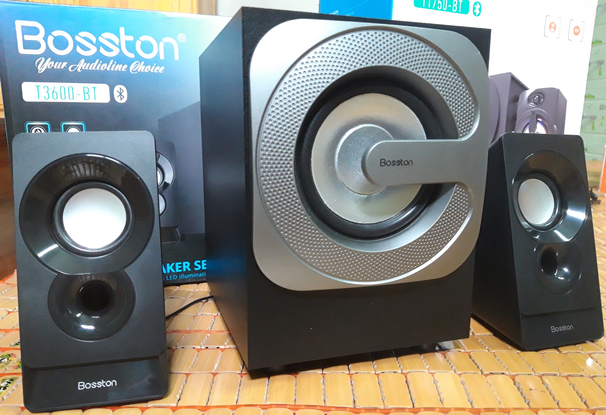 [HCM]Loa vi tính Bluetooth 2.1 Boston T3600 BT (1 bass 2 treb)