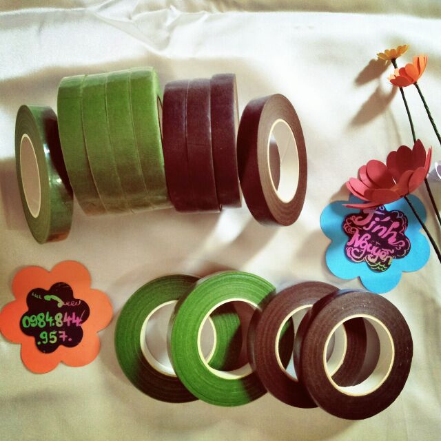 Băng Dính Quấn Cành, Băng Keo Sáp Màu Nâu, Xanh