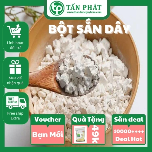 [HOT] Tinh bột sắn dây 500g cao cấp - tấn phát hcm - Hàng công ty chất lượng cao - Thảo Dược Tấn Phát