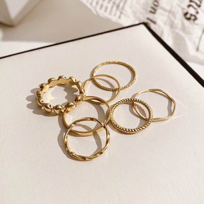 Set nhẫn thời trang dành cho nữ