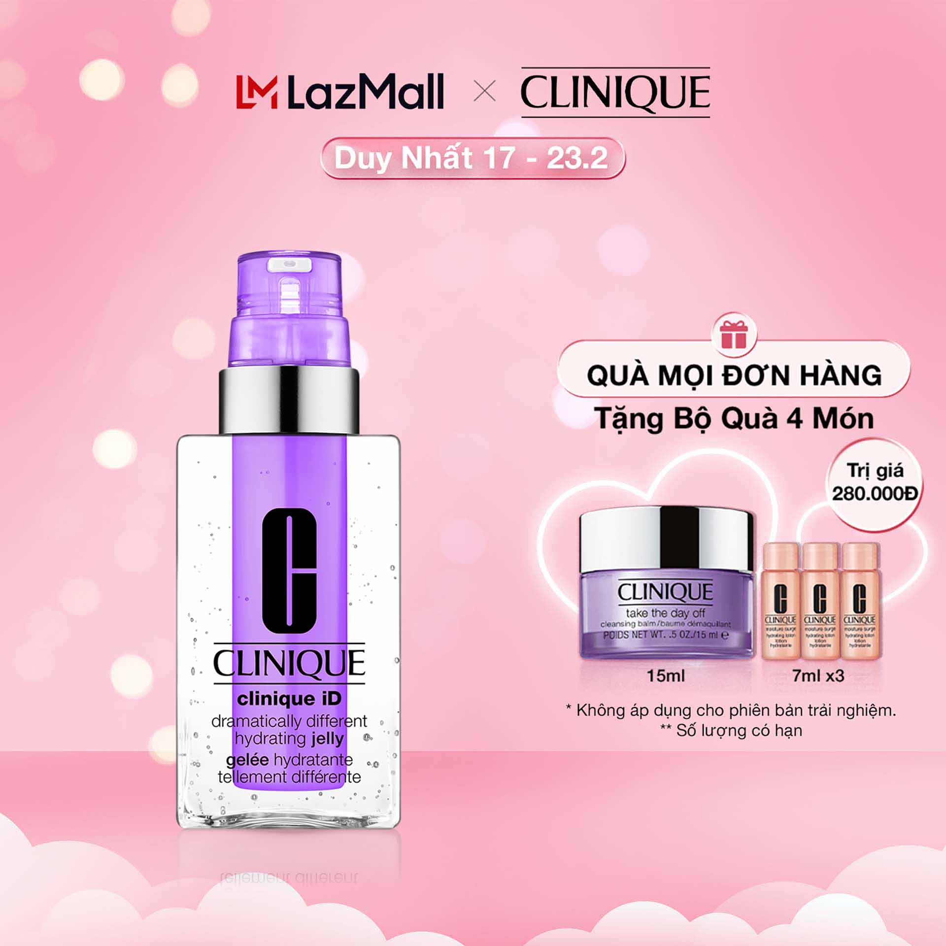 Dưỡng ẩm & tinh chất làm mờ nếp nhăn Clinique iD: Dramatically...