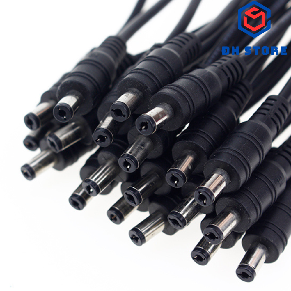 Jack cáp cắm nguồn điện 5.5x2.1mm 12V-24V DC