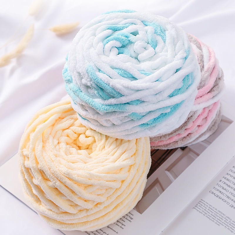 [Có Sẵn] Len Nhung Đũa Cuộn 100gr