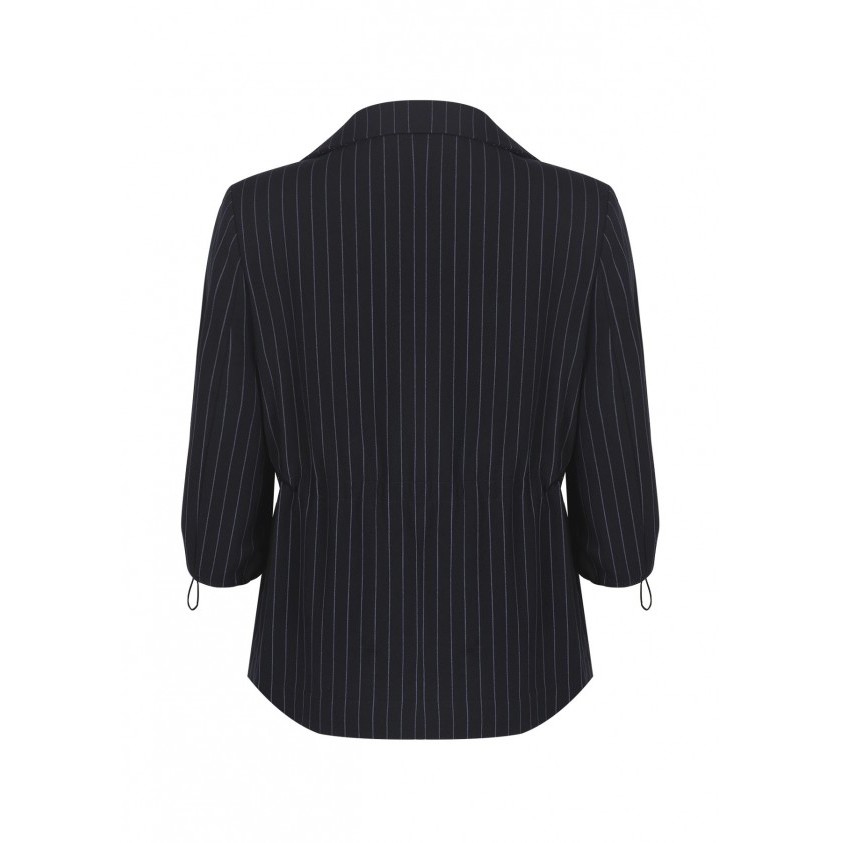Mã Fashionmallt4 Giảm 15% Đơn 150K] Áo Vest Rút Eo Kẻ Xanh B358-1 Nữ Tng -  Mixasale