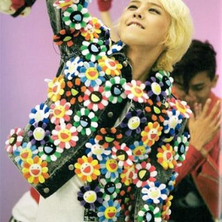 Bông hoa kaikai kiki flower nhiều màu hàn quốc