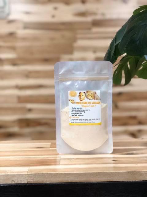 Bột đắp mặt collagen Nano 24k (Mask dẻo collagen) dưỡng da chống lão hóa