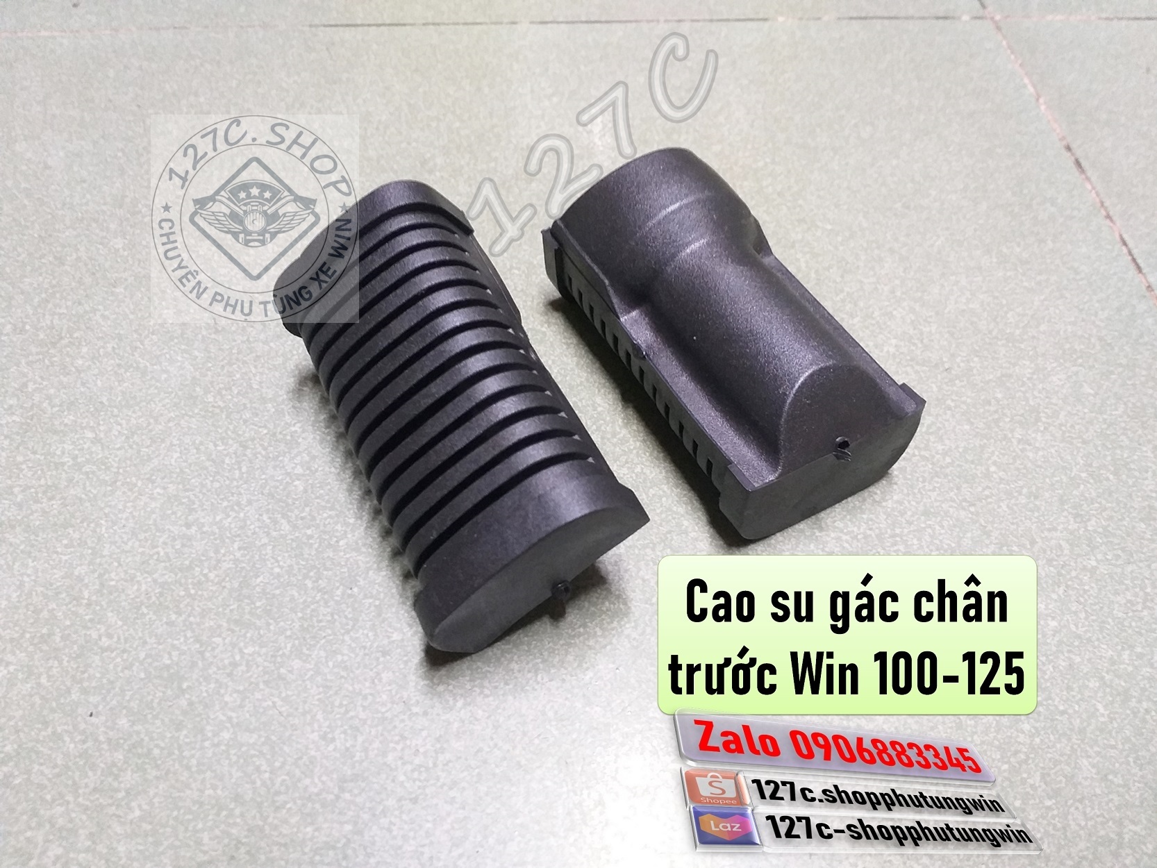 [HCM] Cặp cao su gác chân trước Win 100/ 125cc