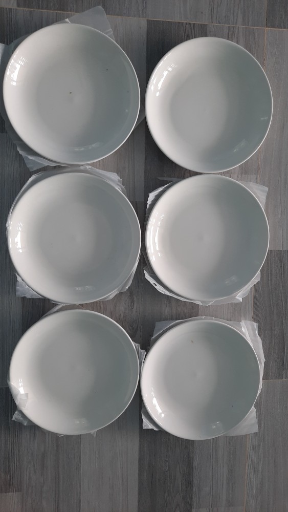 Đĩa ảo sâu sứ trắng 15.5cm , 17.5cm , 20cm , 22cm