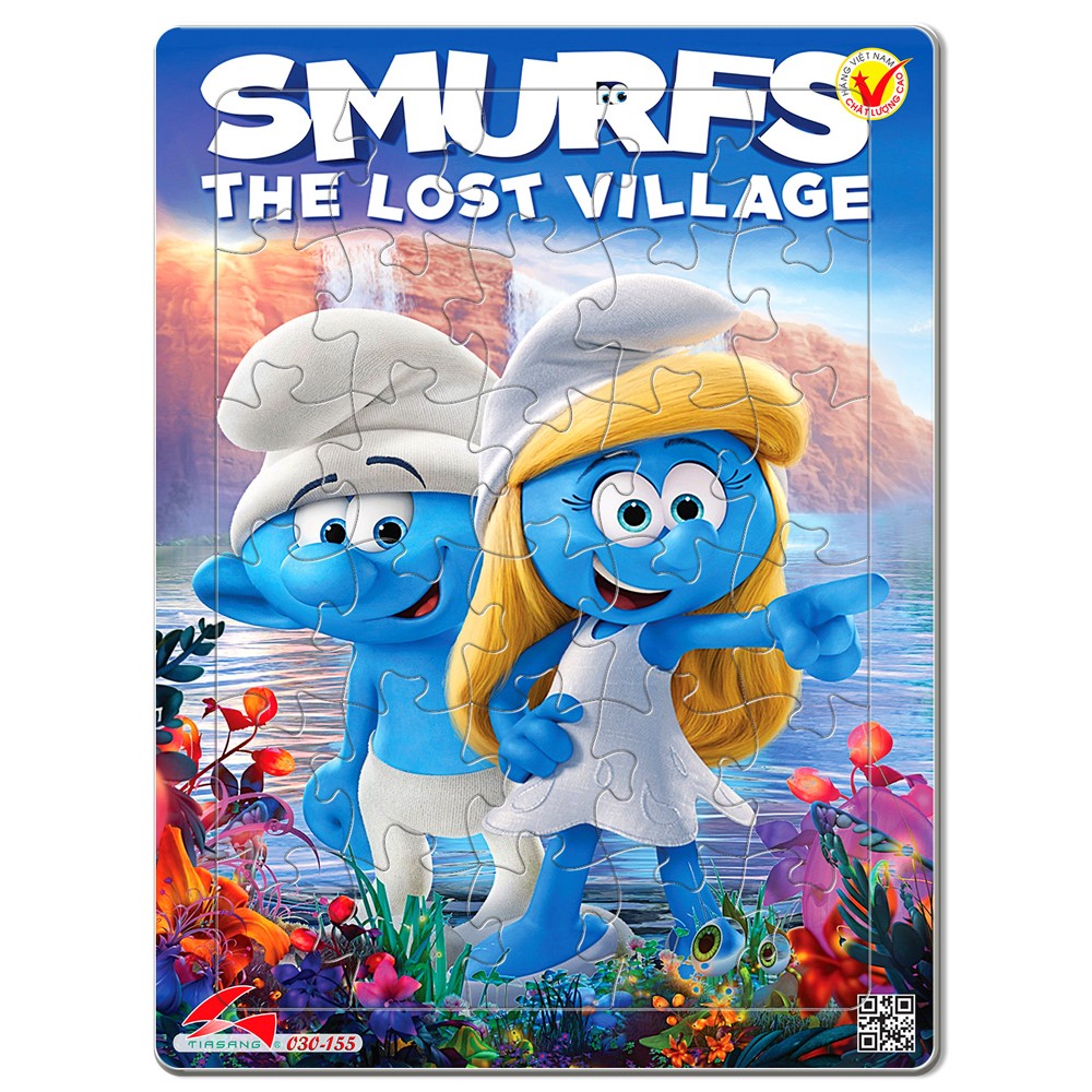 Tranh xếp hình 30 mảnh - Smurfs - The lost village