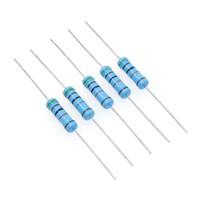 10 chiếc điện trở màng kim loại 5.6k ohm ω 5k6 3w +/-1%