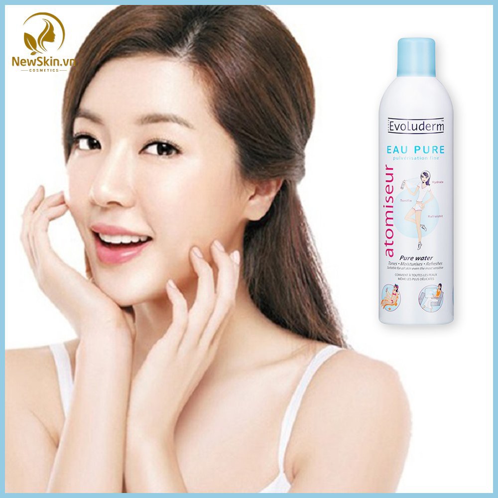 Xịt Khoáng Evoluderm Cấp Ẩm Làm Dịu Da