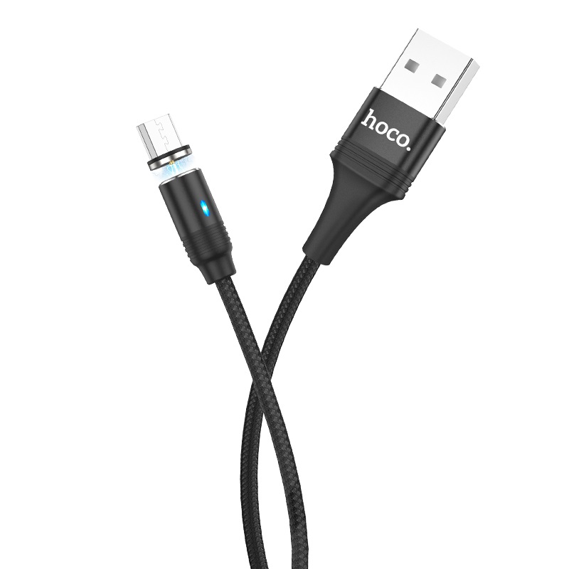 Cáp Sạc Nhanh Hoco U76 Dây Dù Nam Châm Micro Usb 2.4a Dài 1.2m