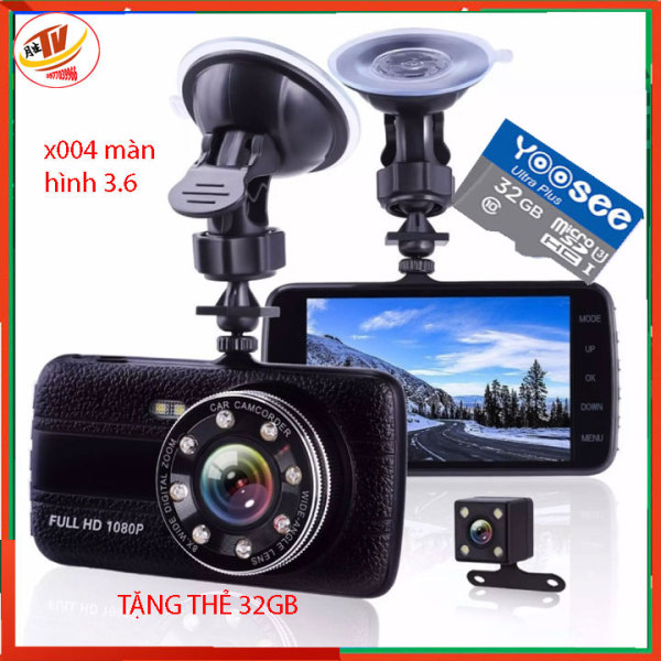 [kèm thẻ 32gb] màn 4.0 inch Camera hành trình ô tô Onviz X004 full hd 1080p camera hành trình oto màn hình 3.6 inh full HD