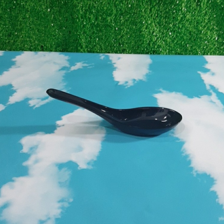 [HCM]2 Muỗng cơm No14 melamine màu Đen Bóng Sang Trọng