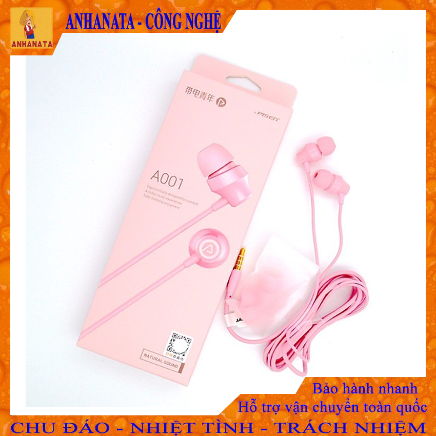Tai Nghe Pisen A001, Jac Cắm 3.5