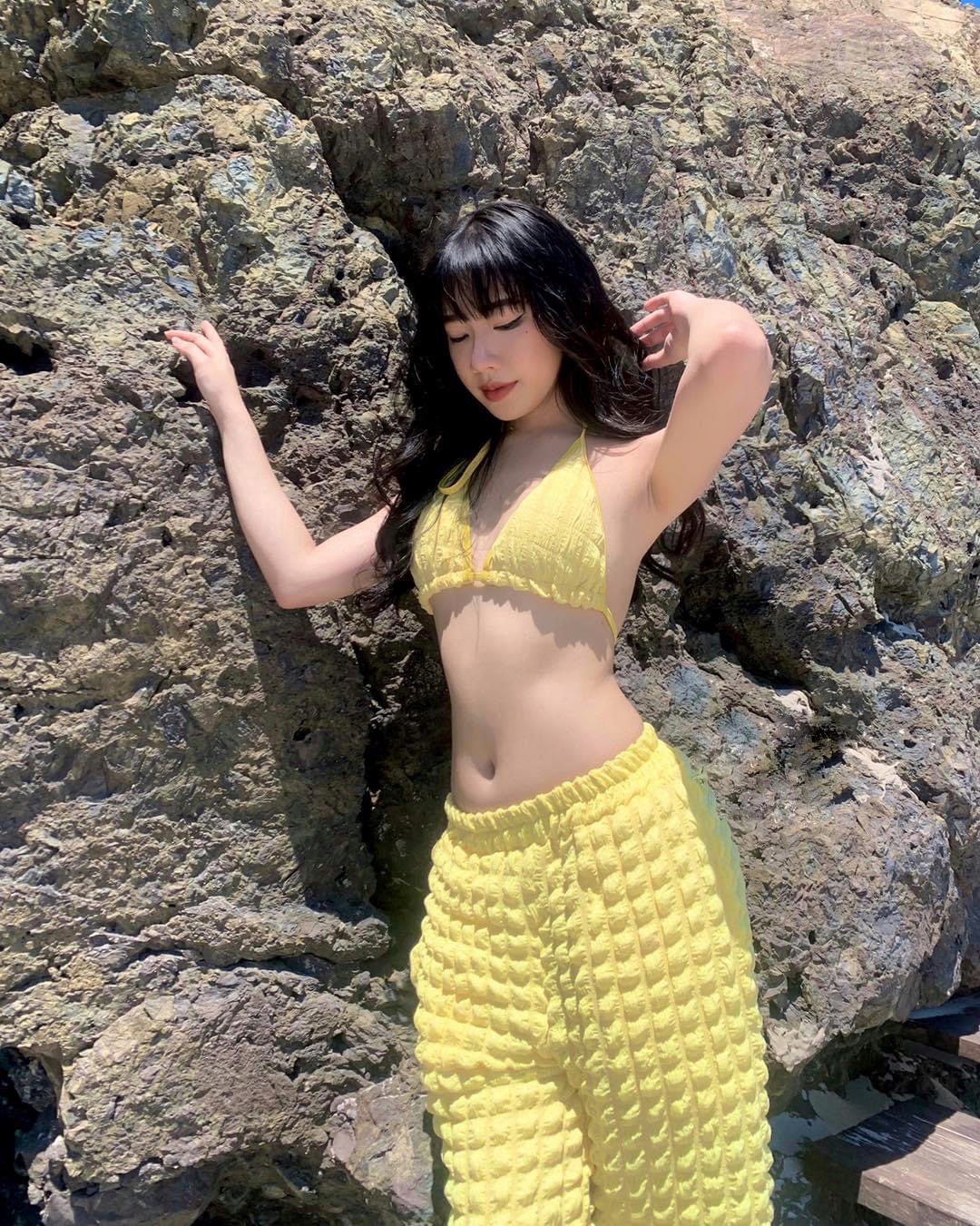 Set bikini 3 món,quần dài