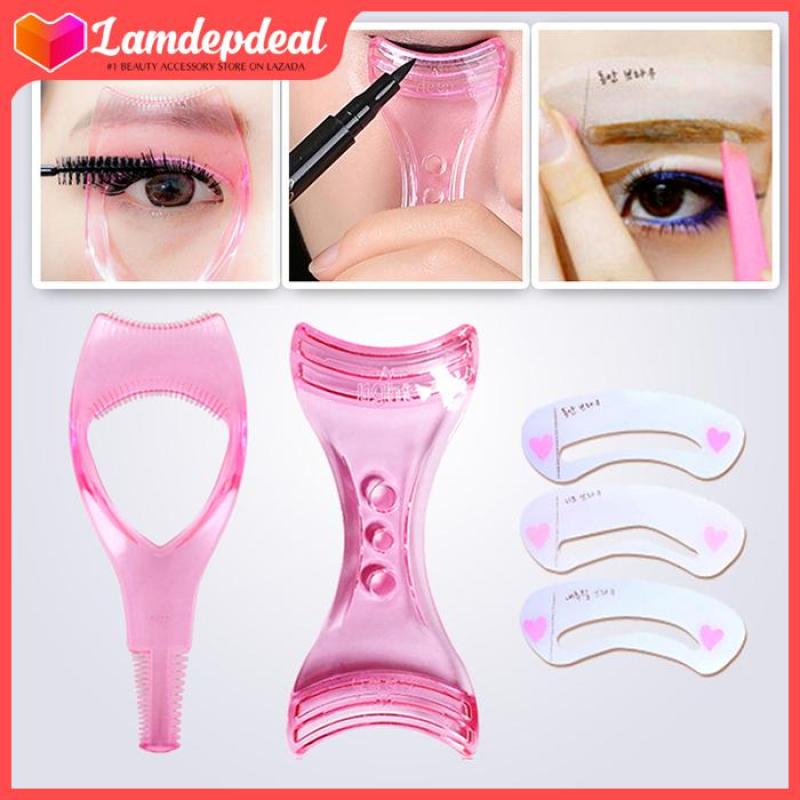 Lamdepdeal - Combo 3 dụng cụ hỗ trợ trang điểm cho mắt - Bộ combo đầy đủ hoàn hảo cho bạn gái - Dụng cụ trang điểm.