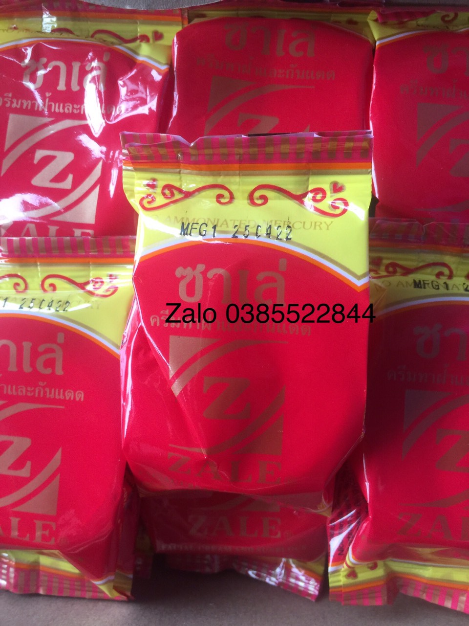 Kem ZALE Dưỡng Trắng Da 6 gram Thái Lan (ZALE VÀNG)