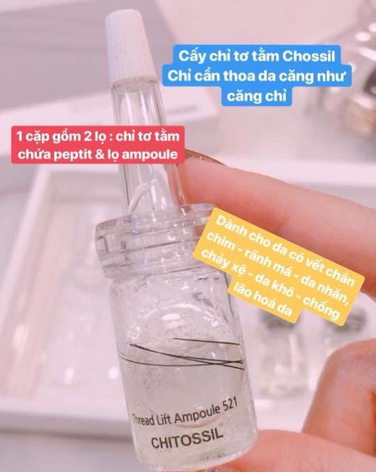 SERUM CHITOSSIL – CẤY CHỈ TƠ TẰM